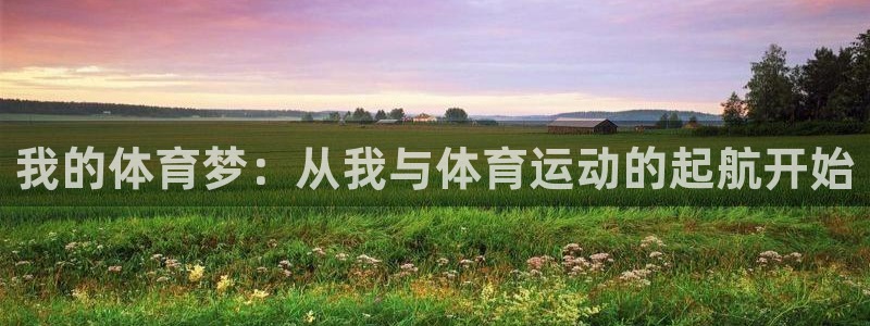 杏悦2体育官网登录：我的体育梦：从我与体育运动的起航开始
